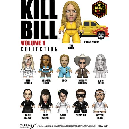 Titans VINILE figures-Kill Bill volume 1 Collection-Selezione Personaggio 